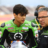 Gabriele Ruiu (li.) mit Teamchef Lucio Pedercini