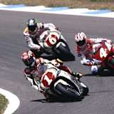 Kevin Schwantz 1994 auf der Suzuki RGV500 XR84 