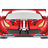 So soll der Ferrari 488 GTE von Scuderia Corsa aussehen