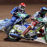 Bartosz Smektala (vorne) und Robert Lambert waren die besten Fahrer des Abends