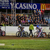 Der Start in Teutschenthal mit den diesjährigen Haupt-Protagonisten Max Nagl (12), Clement Desalle (25) und WM-Leader Antonio Cairoli (222)