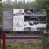 Torsten Schmidt (links) und Kurt Ljungqvist (Präsident des Finnischen Motorradsport-Verbands) in Imatra