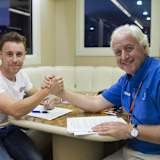 Efren Vazquez und Iodaracing-Chef Giampiero Sacchi: Suters letztes Aufgebot