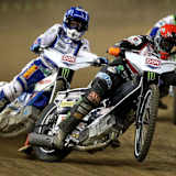 Weltmeister Tai Woffinden vor Nicki Pedersen