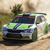 Erster WM-Sieg im dritten Anlauf – Esapekka Lappi setzte sich im neuen Skoda Fabia R5 gegen Teamkollege Pontus Tidemand durch