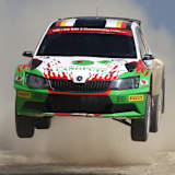 Voller Einsatz nicht belohnt – Armin Kremer musste seinen Skoda wegen Aufhängungsschaden abstellen