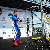 Die Podest-Stürmer (v.l.n.r.): Niki Leutwiler, Holger Baumgartner und Jaime Alguersuari