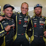 Auch 2021 Werksfahrer bei Aston Martin: (v.li.) Darren Turner, Marco Sørensen und Nicki Thiim
