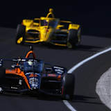 Der Dallara-Chevrolet von Patricio O'Ward auf dem Indianapolis Speedway