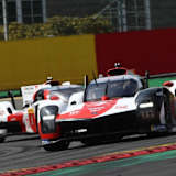 Favoriten in Portimão: Die beiden Toyota GR010 Hybrid