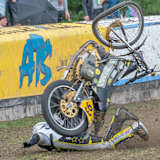 Ein böser Moment für James Shanes im August 2019 in Eenrum