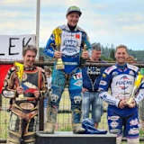 Josef Franc wurde tschechischer Meister vor Martin Malek und Jörg Tebbe (r.)