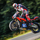 Honda-Pilot Paul Fröde holte sich in Schleiz seinen zweiten Doppelsieg in Folge