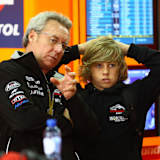 Wayne und Remy Gardner bei einem GP-Besuch im Jahr 2012