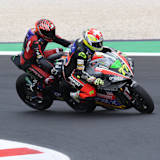 Misano, MotoE-Rennen: Aegerter rauschte viel zu schnell in die Kurve 14 und kollidierte mit Leader Torres