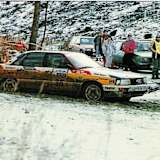 Armin Schwarz 1988 bei der RAC-Rally