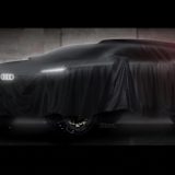 Der noch verhüllte Dakar-Prototyp von Audi