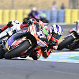 Mattia Casadei sicherte sich den Sieg im ersten MotoE-Lauf in Le Mans