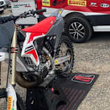 Das Arbeitsgerät von Ken de Dycker am Wochenende