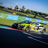 Die Heckverkleidung des Glickenhaus 007 LMH im Hof von Joest Racing