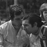 Vic Elford (li.) gemeinsam mit Pedro Rodriguez beim 1000K-Rennen in Monza 1970