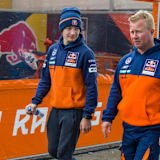 Didi Lacher (re.) mit René Hofer 2017 in Udevalla