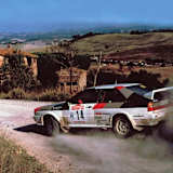 Michèle Mouton beim ersten WM-Sieg einer Frau