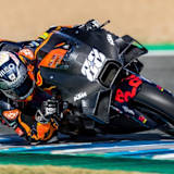 Miguel Oliveira mit dem 2022-Prototyp der KTM RC16 beim Jerez-Test im November 