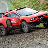 Der neue Prodrive BRX Hunter T1 beim Test in Wales