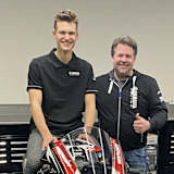 Max Schmidt (li.) mit Denis Hertrampf