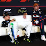 Lando Norris und Max Verstappen nach dem USA-GP