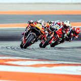 Enea Bastianini vor Joan Mir (Honda) und Fabio Quartararo (Yamaha)
