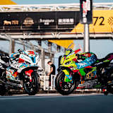 Die Motorräder blieben am Freitag in der Boxenstraße