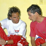 Gerhard Berger kam mit Ayrton Senna sehr gut aus – und spielte dem Brasilianer auch einige Streiche