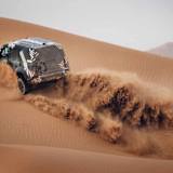 Der neu entwickelte Defender Rally Dakar D7X-R absolvierte in Marokko ausgiebige Testfahrten