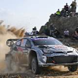 Beim WM-Finale in Saudi-Arabien ob Hitze in silbener Lackierung: Der Toyota Yaris-WRC1