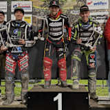 Die Top-3 von Dohren (v.l.): Fredrik Lindgren, Artem Laguta und Mikkel Andersen