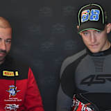 MotoZoo-Teamchef Fabio Uccelli und Luke Power (v.l.)