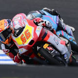 Ließ die Fans auch in der Moto3 jubeln: Joel Kelso mit Startplatz 1