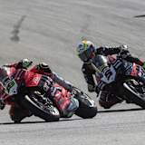 Alvaro Bautista und Yari Montella