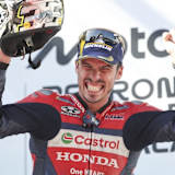 Joan Mir auf dem Podium