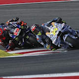 Aldeguer (4.), von Platz 11 gestartet, vor Quartararo, der aus Reihe 1 losgefahren war