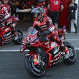 Ducati-Werksfahrer Nicolo Bulega in MotoGP-Diensten