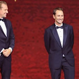 Mathias Lauda (r.) im Smoking von Papa Niki und zusammen mit Bruder Lukas