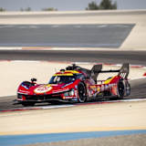 Der Werks-Ferrari 499P in Bahrain