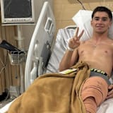 Pechvogel David Munoz im Krankenhaus auf der Insel Lombok