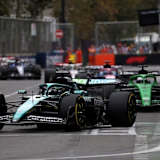 Nico Hülkenberg hing lange hinter dem Aston Martin von Lance Stroll fest