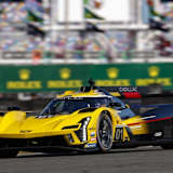 Sonst üblicherweise in der IMSA im Einsatz: Der goldene Cadillac V-Series.R