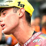 Tony Arbolino nach seinem Sieg beim Malaysia-GP