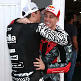 Aleix und Pol Espargaró beim Valencia-Test